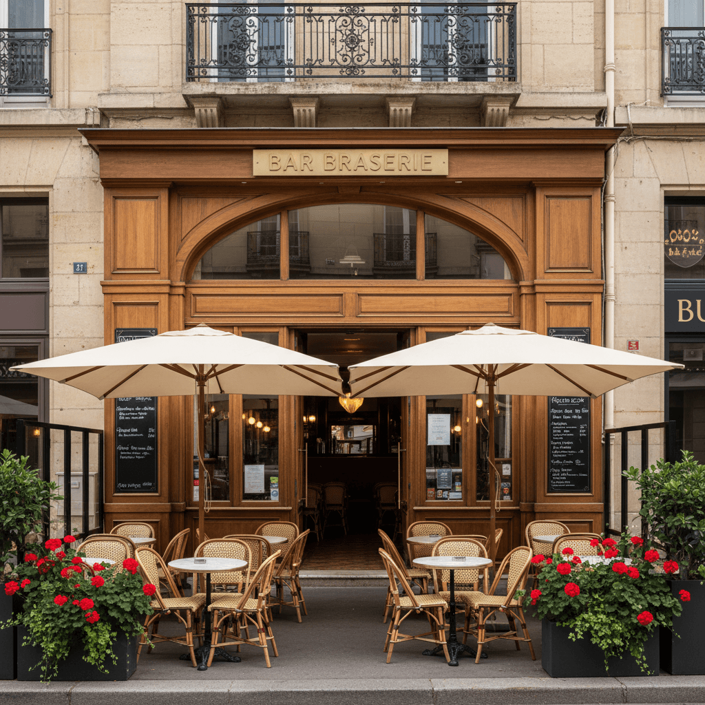Bar-brasserie à Valence : terrasse - licence IV - Image 1