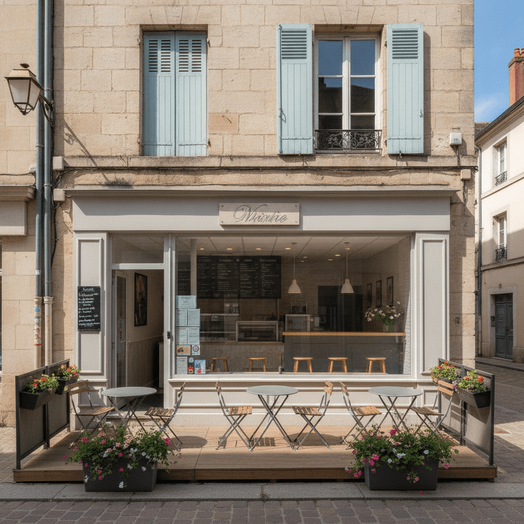Fast-food 45m² à Dijon : terrasse - licence IV - Image 1