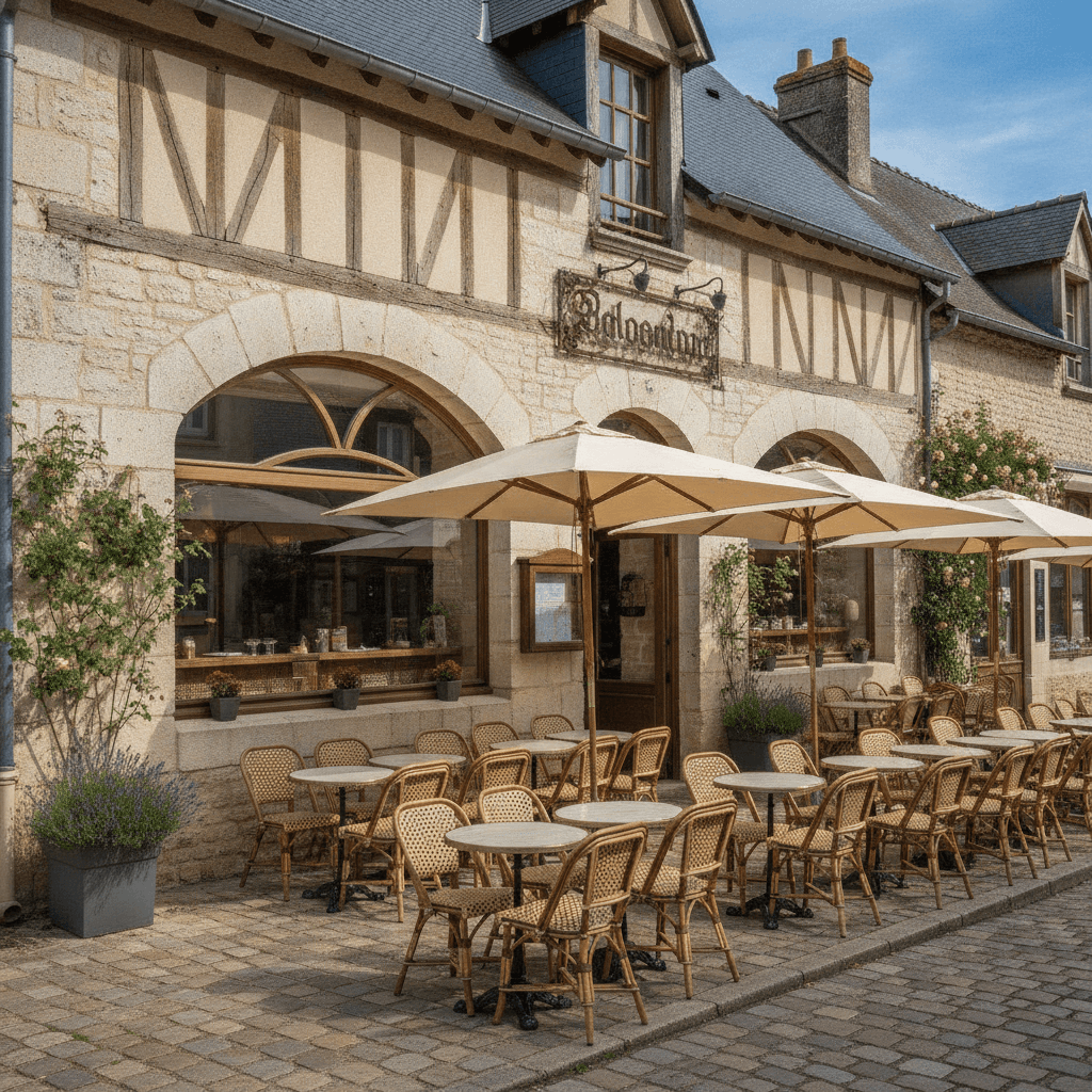 Restaurant 190m² à Benon : terrasse - licence IV
