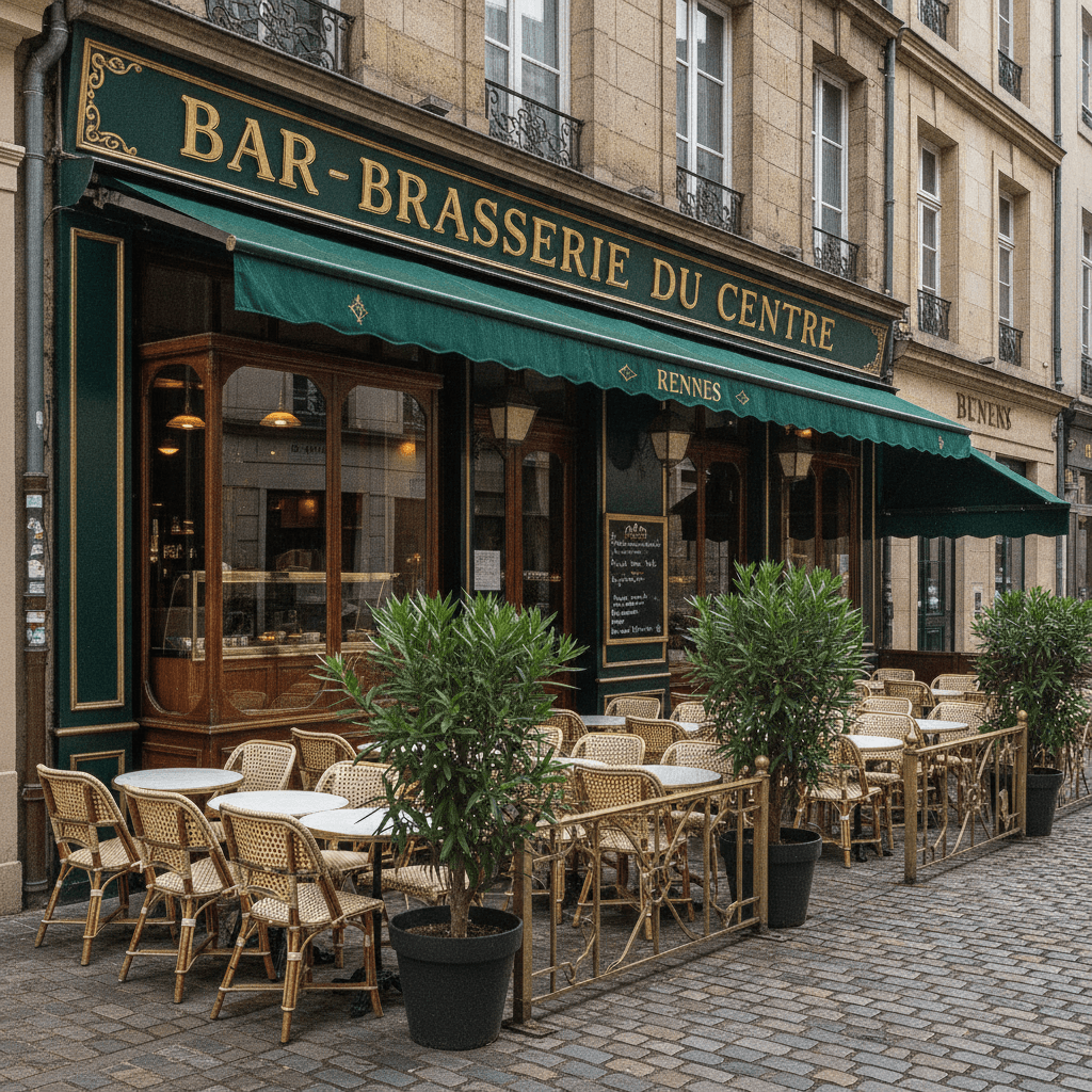 Bar-brasserie 90m² à Rennes : terrasse - licence IV - Image 1