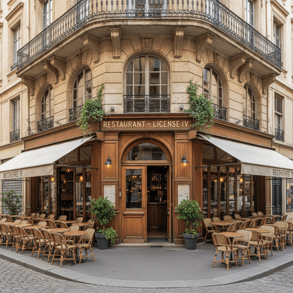 Restaurant à Lyon : terrasse - licence IV - Image 1
