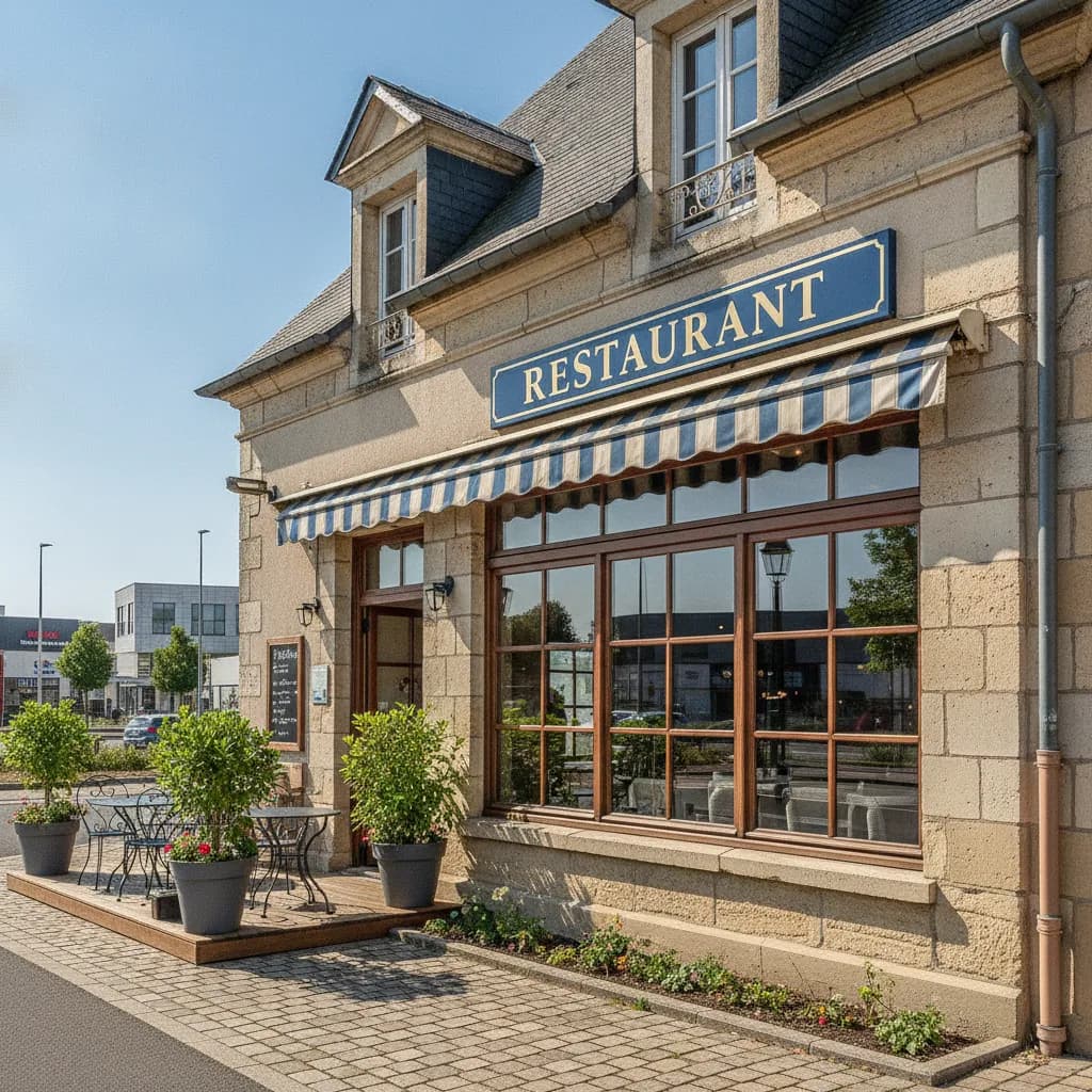 Restaurant 225m² à Schweighouse-Sur-Moder : terrasse - extraction - Image 1