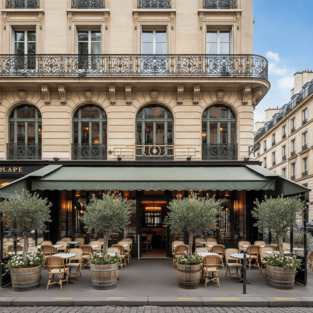 Restaurant 480m² à Paris : terrasse - licence IV en liquidation judiciaire - Image 1