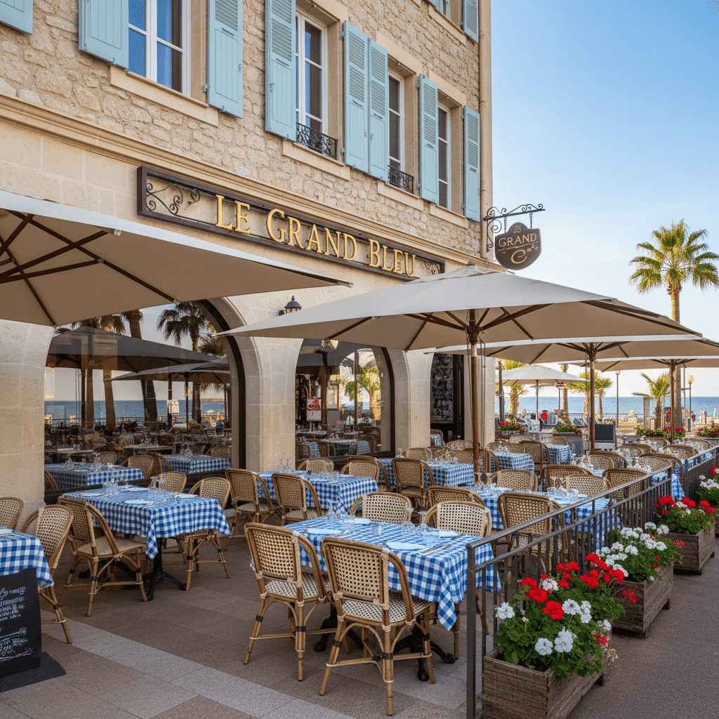 Restaurant 55m² à Antibes : terrasse - extraction - Image 1