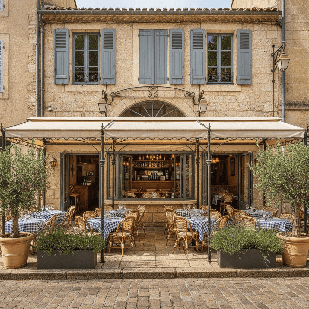 Restaurant à Vaucluse : terrasse - licence IV - Image 1