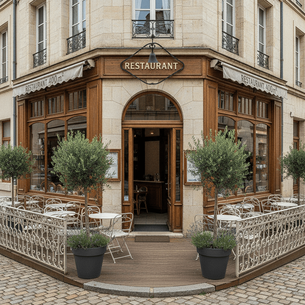 Restaurant 400m² à Tassin-La-Demi-Lune : terrasse - licence IV - Image 1