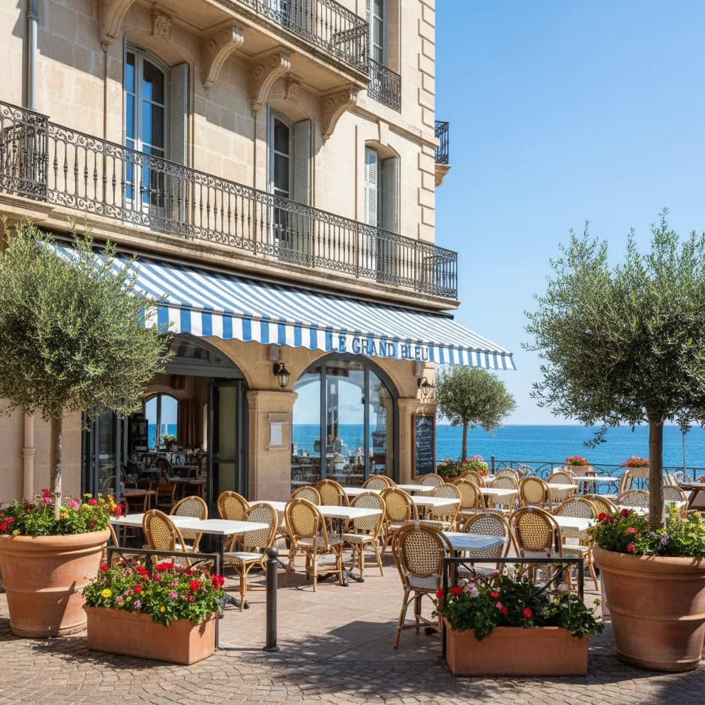 Restaurant à Montpellier : terrasse - licence IV - Image 1