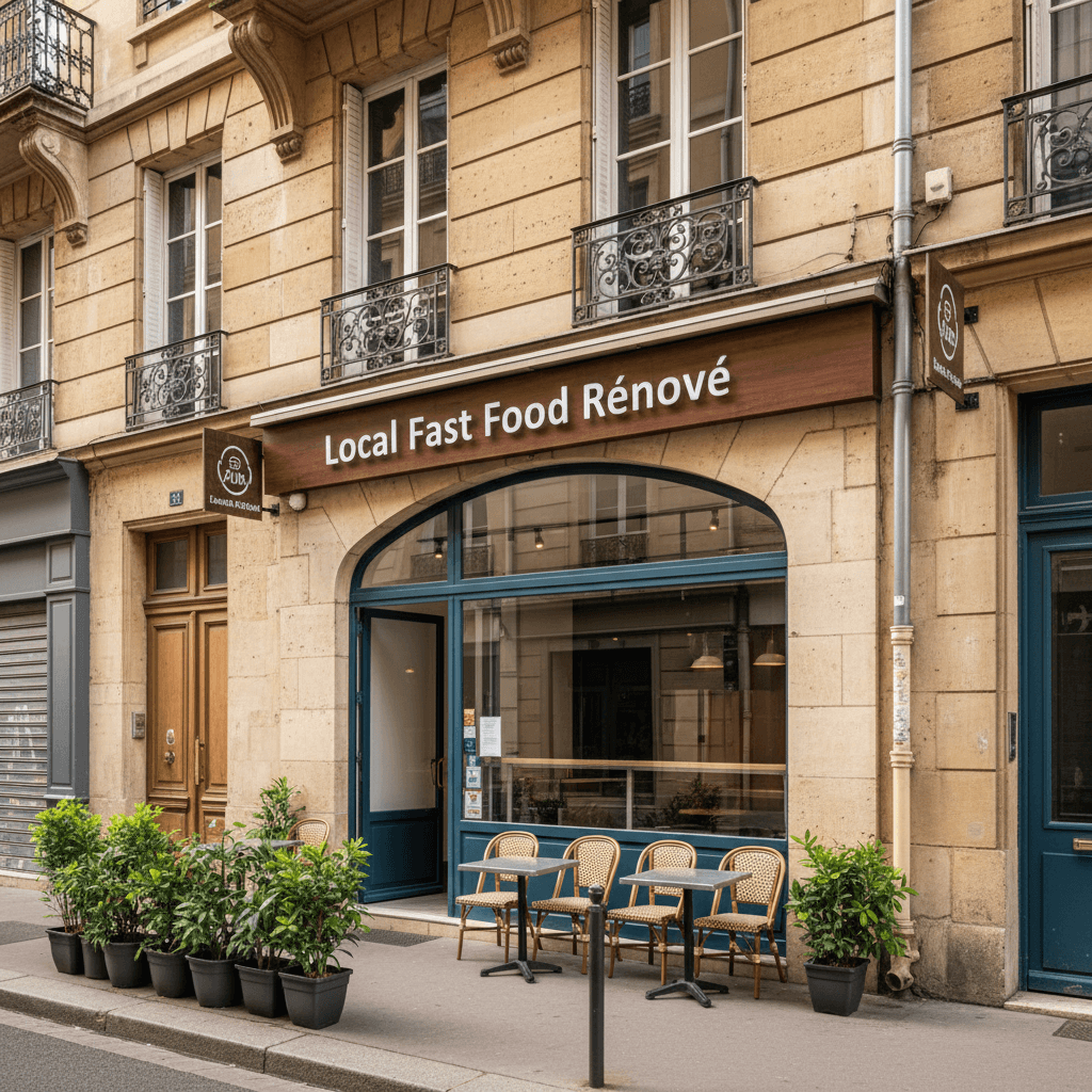 Local Fast Food Rénové à Lyon - Opportunité à Saisir