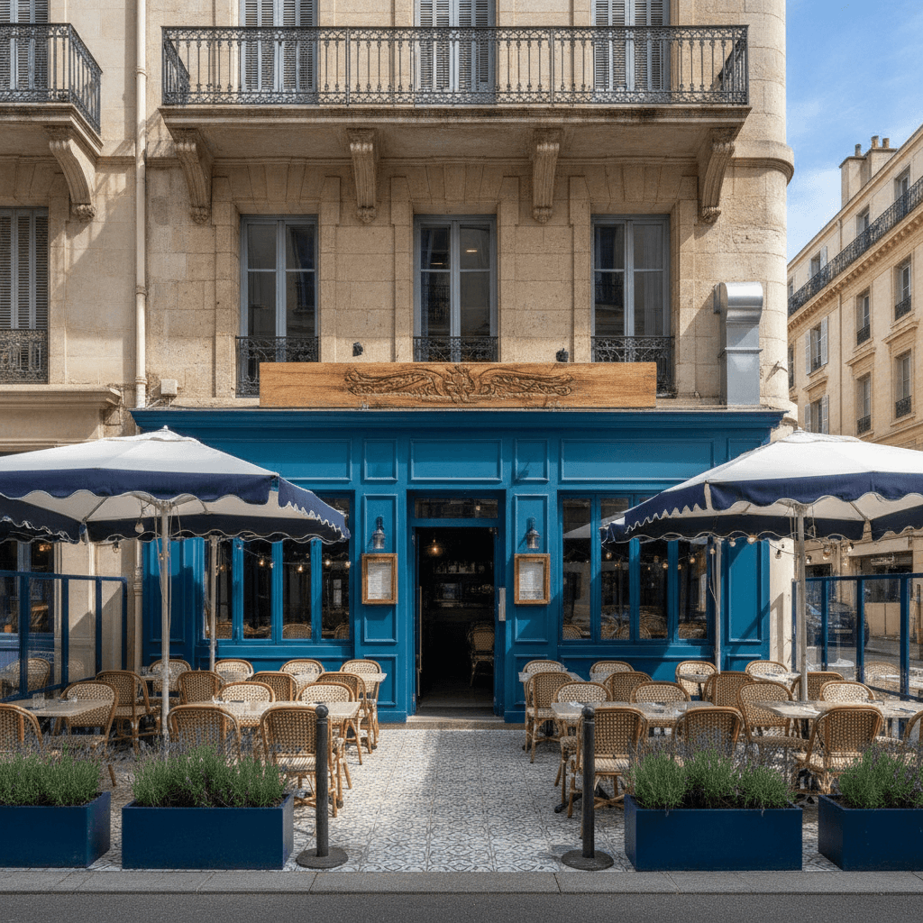 Restaurant 100m² à Marseille : terrasse - extraction - Image 1