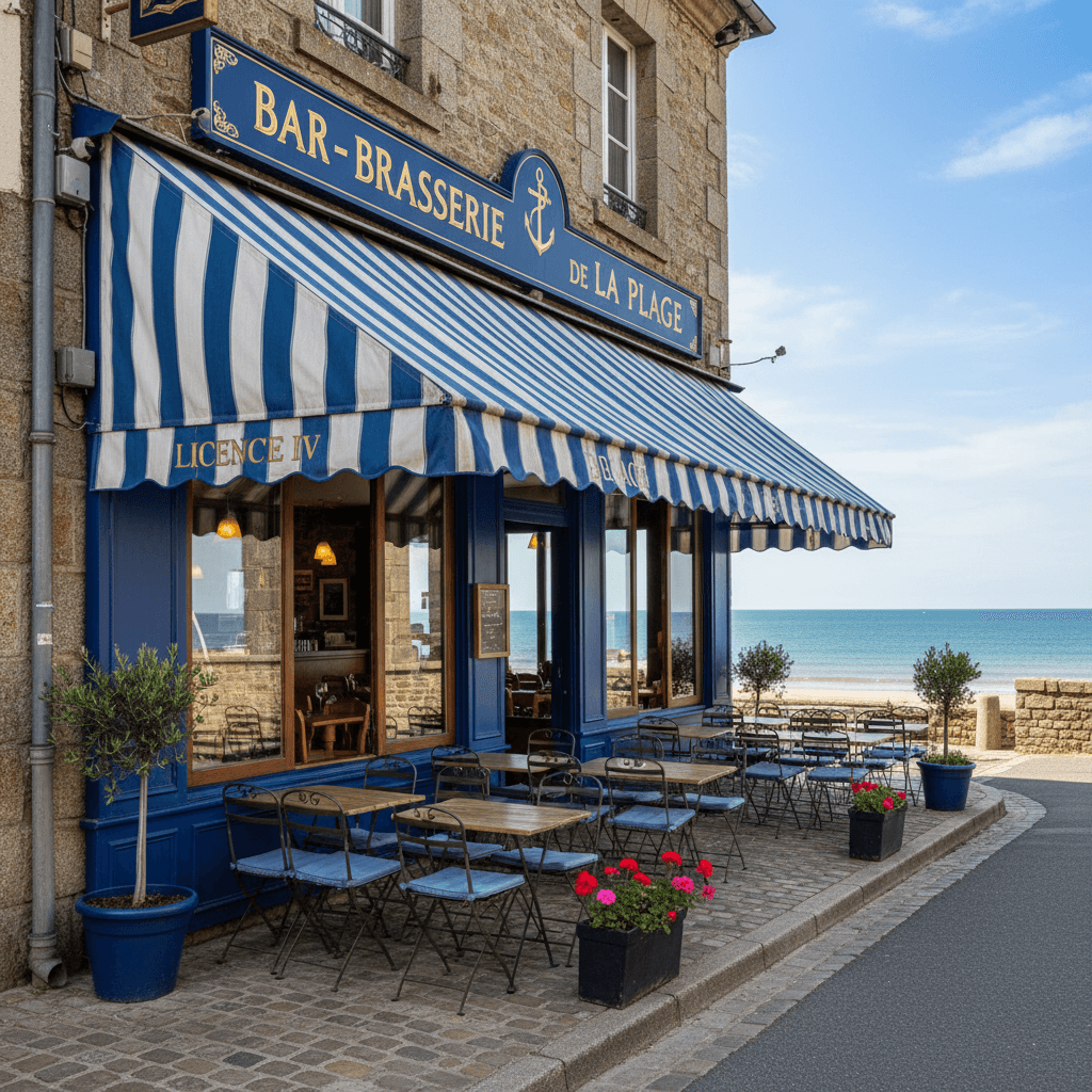 Bar-brasserie 120m² à Saint-Jacut-De-La-Mer : terrasse - licence IV - Image 1