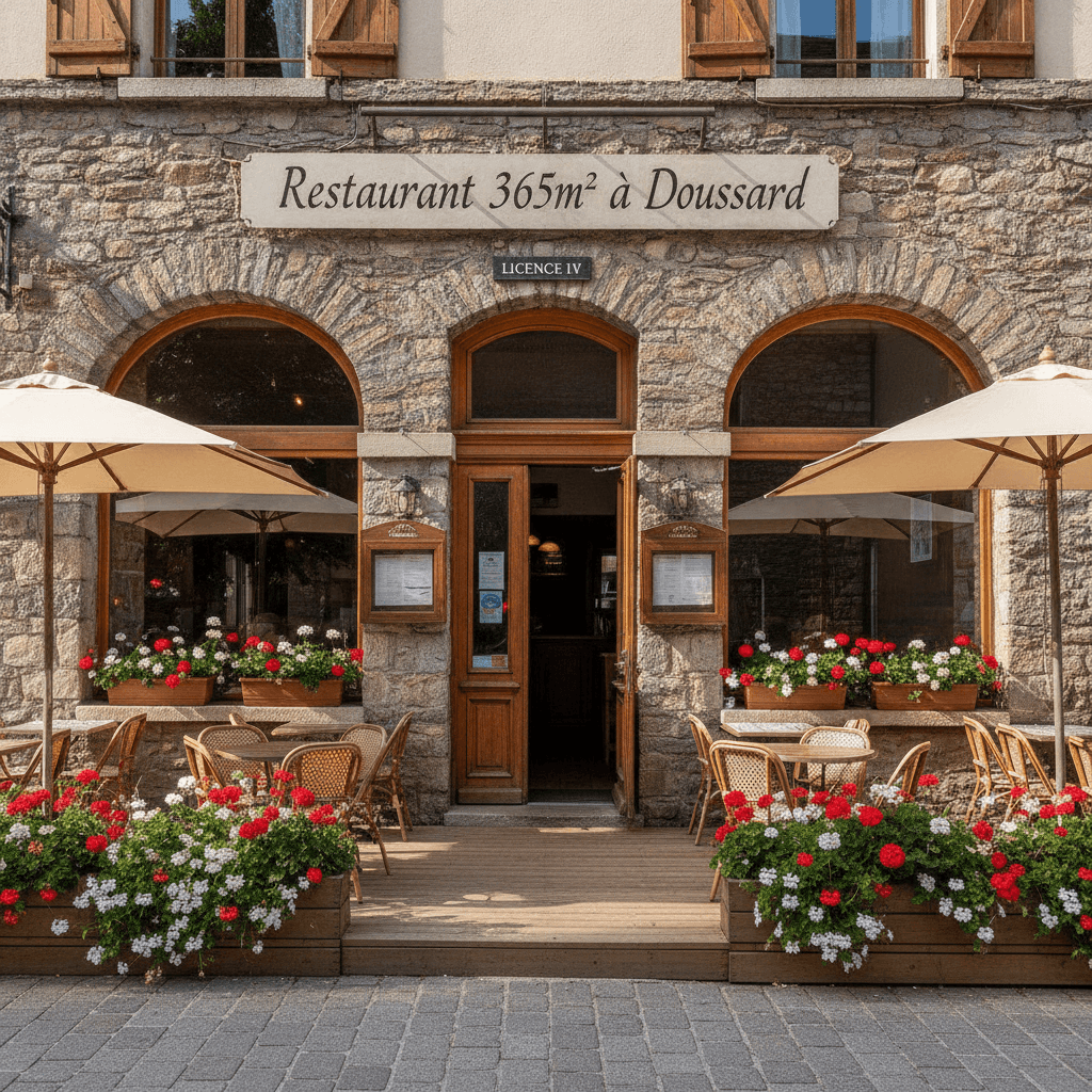 Restaurant 365m² à Doussard : terrasse - licence IV - Image 1