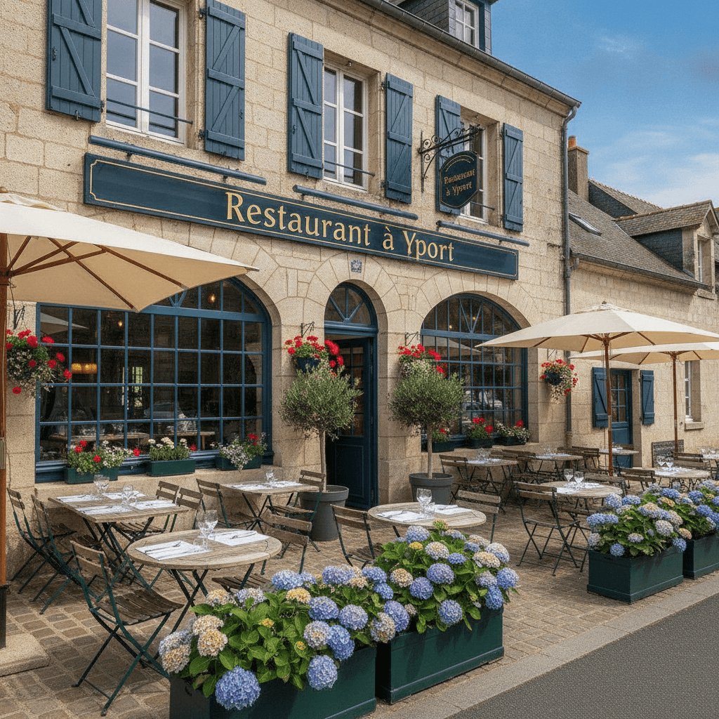 Restaurant à Yport : terrasse - licence IV - Image 1