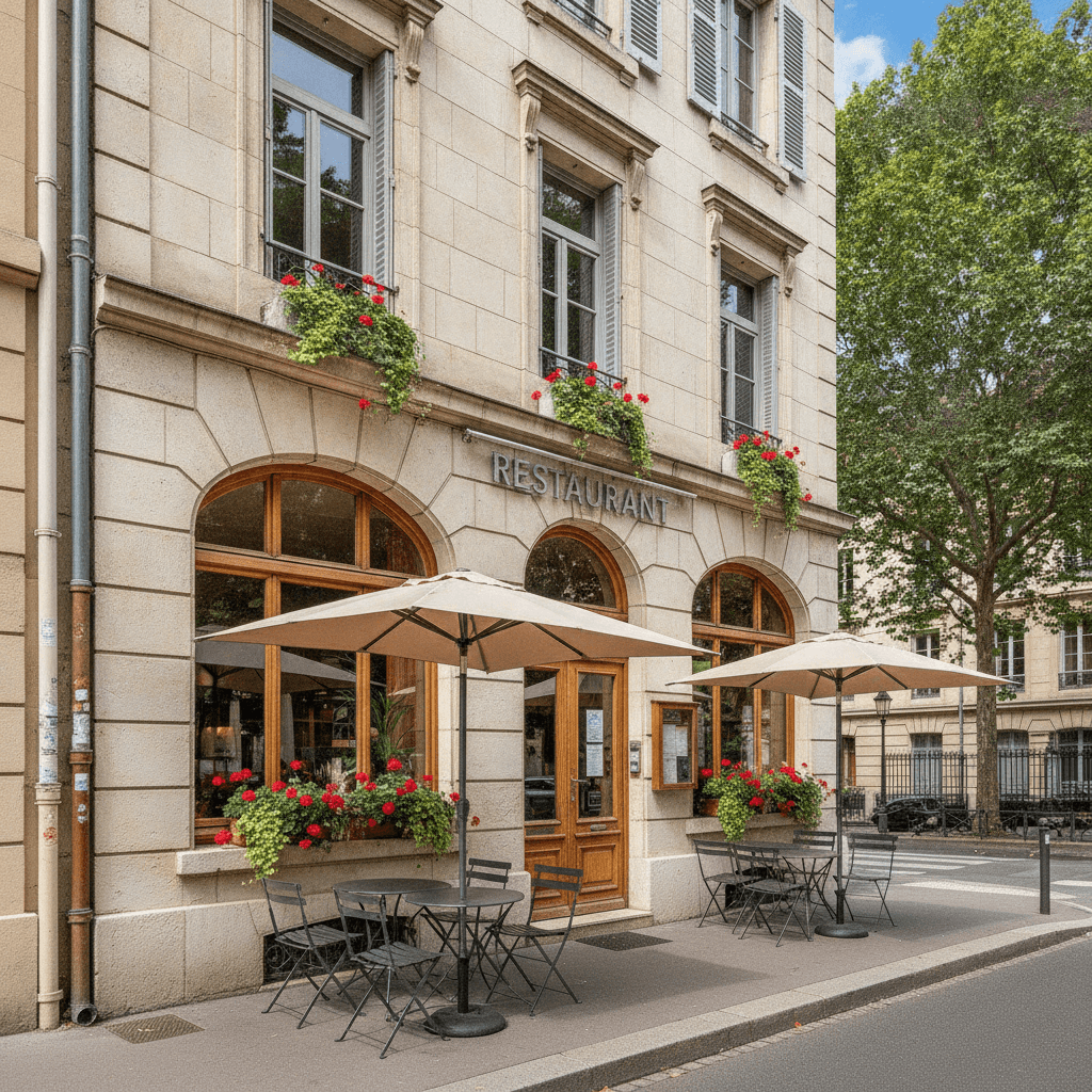 Restaurant 108m² à Lyon : terrasse - licence IV - Image 1