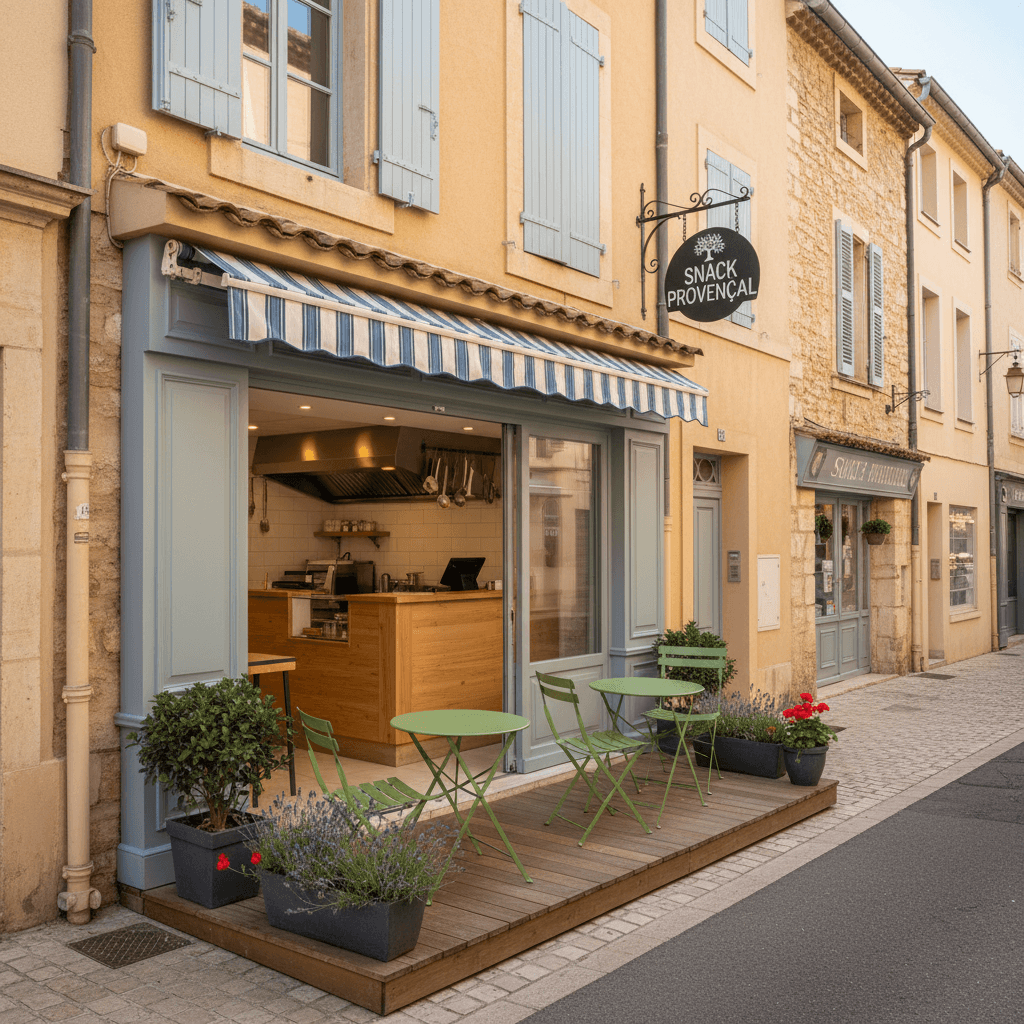 Snack 20m² à Aix-En-Provence : extraction