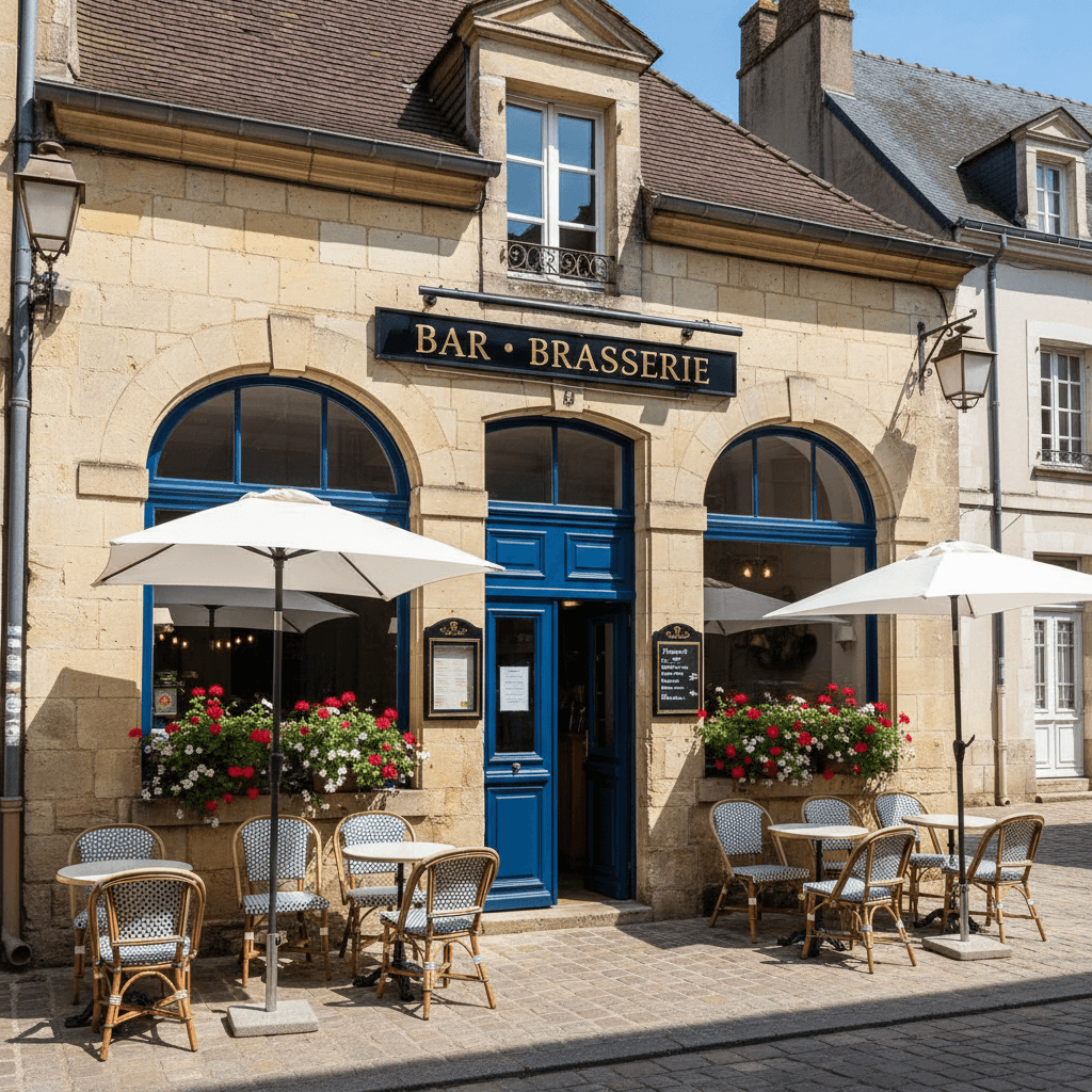 Bar-brasserie 250m² à Semur-En-Auxois : terrasse - licence IV - Image 1
