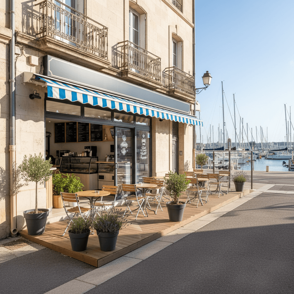 Snack 42m² à Agde : terrasse - Image 1
