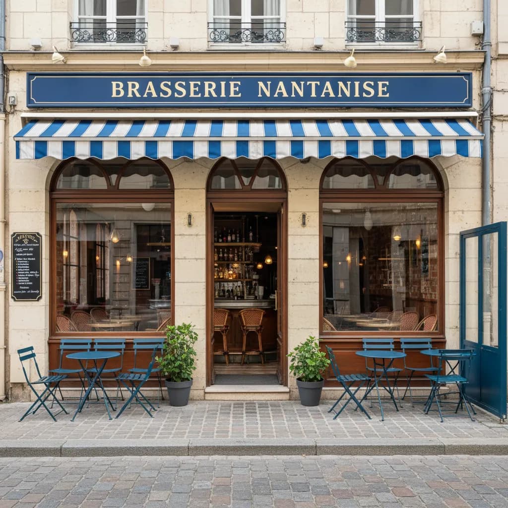 Bar-brasserie à Nantes : terrasse - licence IV - Image 1