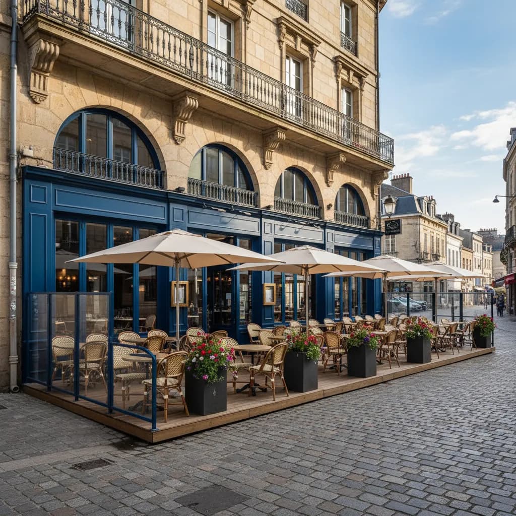 Restaurant 370m² à Nantes : terrasse - licence IV - Image 1