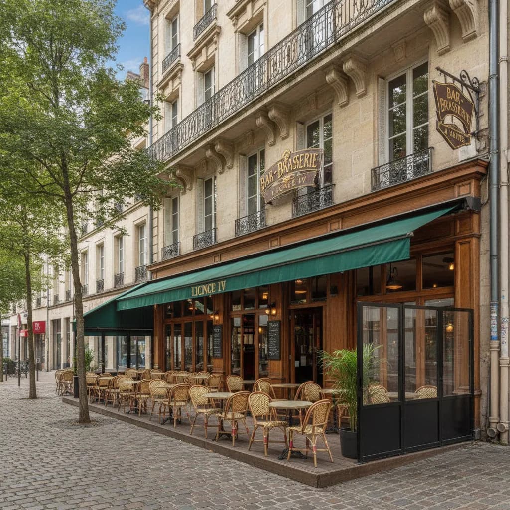 Bar-brasserie à Nantes : terrasse - licence IV - Image 1