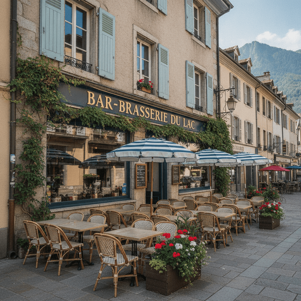 Bar-brasserie 70m² à Annecy : terrasse - licence IV - Image 1