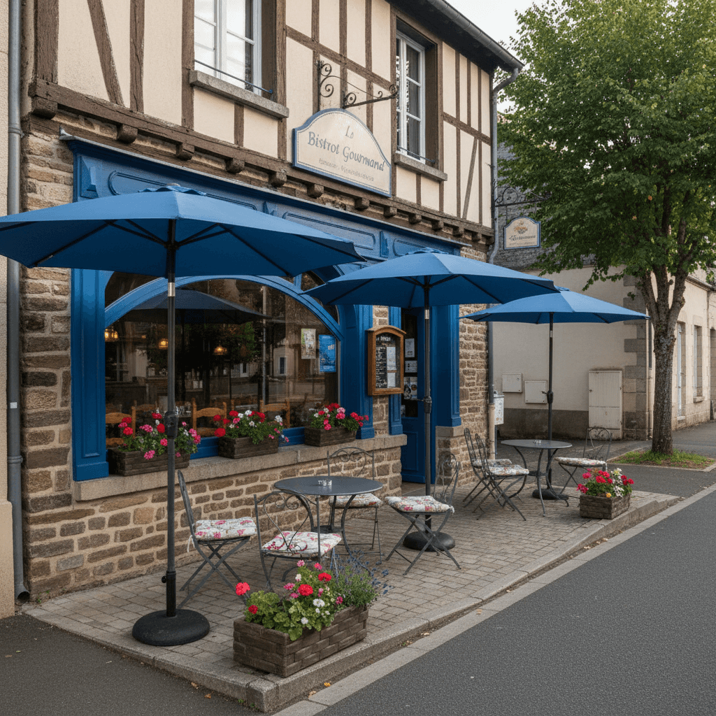 Restaurant à Rampan : terrasse - licence IV - Image 1