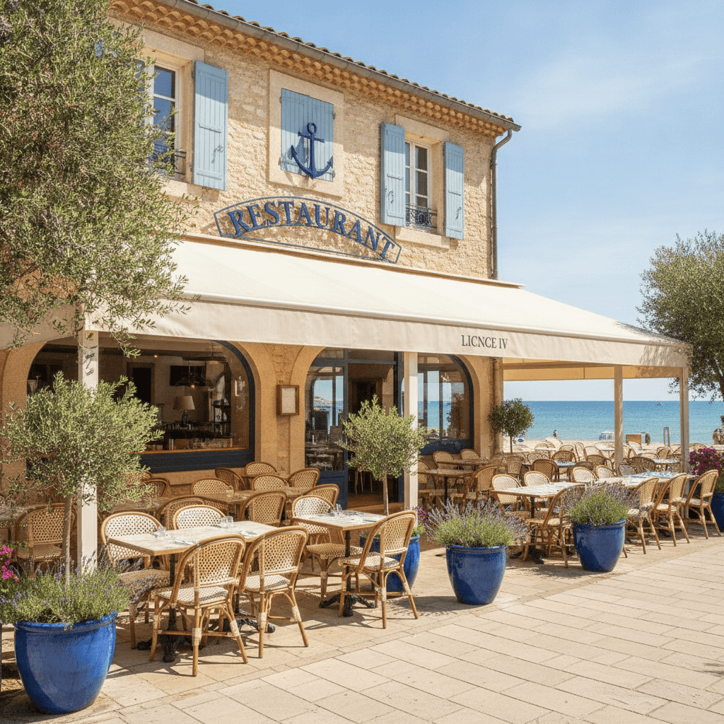 Restaurant 112m² à Cavalaire-Sur-Mer : terrasse - licence IV