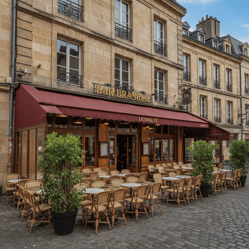 Bar-brasserie à Nancy : terrasse - licence IV - Image 1