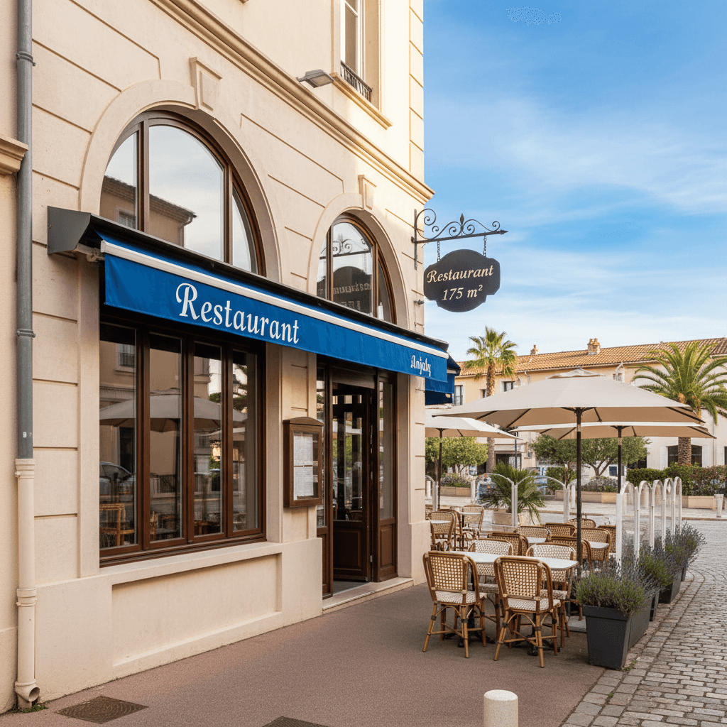 Restaurant 175m² à Vitrolles : terrasse - licence IV - Image 1