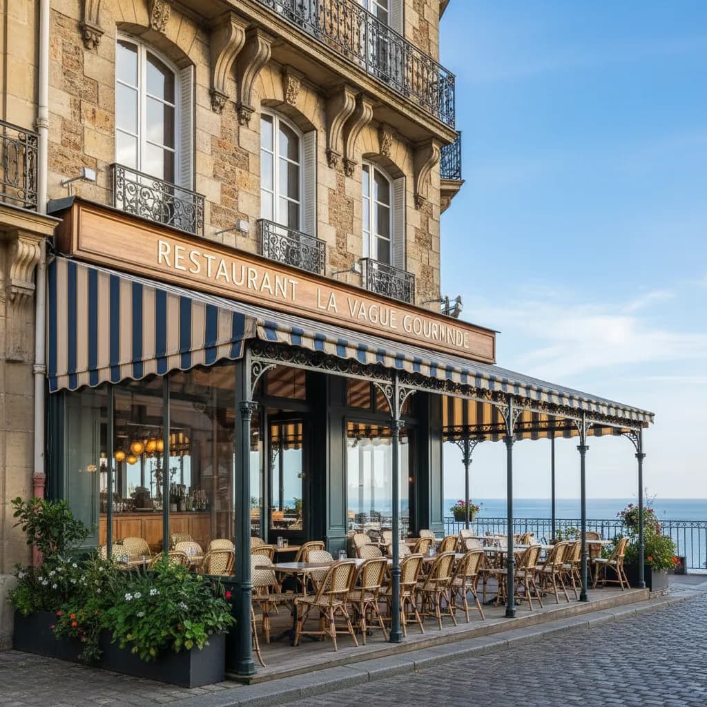 Restaurant à Nantes : terrasse - extraction - Image 1