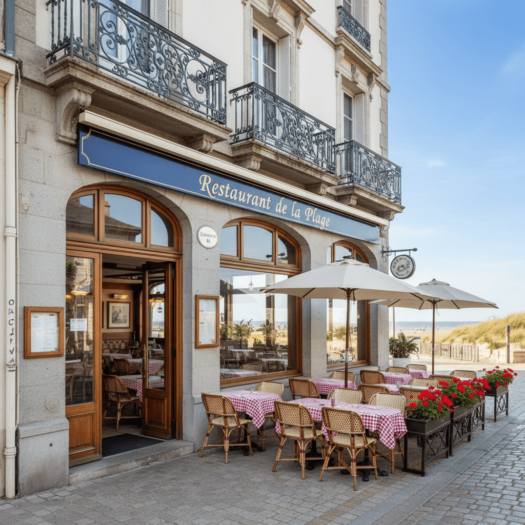 Restaurant 144m² à Le Touquet-Paris-Plage : terrasse - licence IV - Image 1