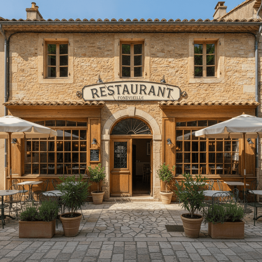 Restaurant 300m² à Fontvieille : terrasse - licence IV - Image 1