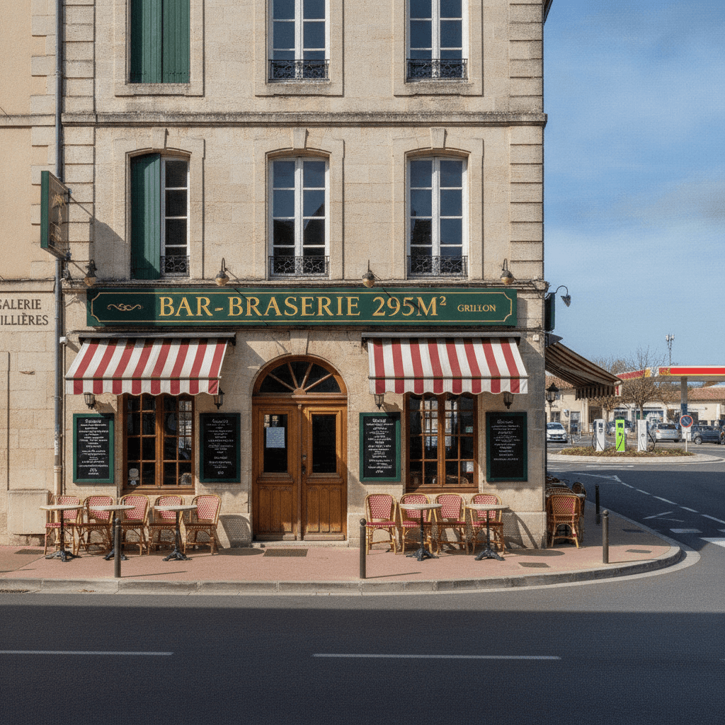 Bar-brasserie 295m² à Grillon : terrasse - licence IV