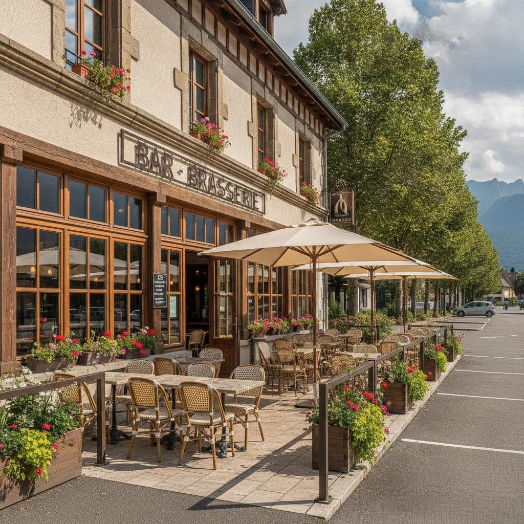 Bar-brasserie 300m² à Annecy : terrasse - licence IV - Image 1