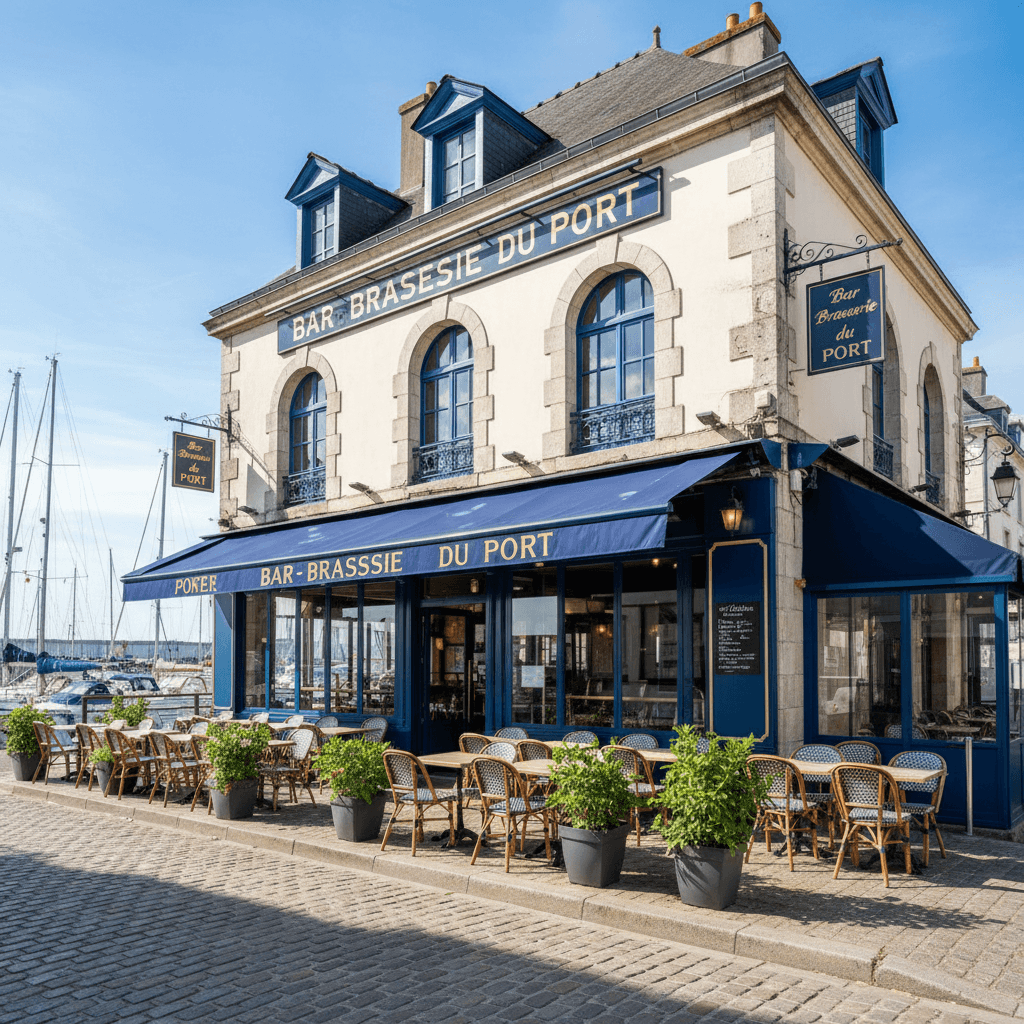 Bar-brasserie 161m² à Vannes : terrasse - licence IV - Image 1