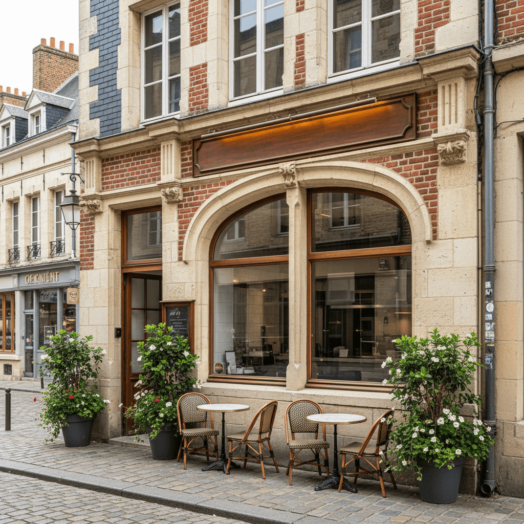 Fast-food 50m² à Lille : terrasse - extraction