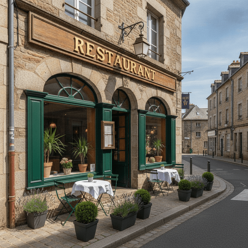 Restaurant à Quimper : terrasse - licence IV