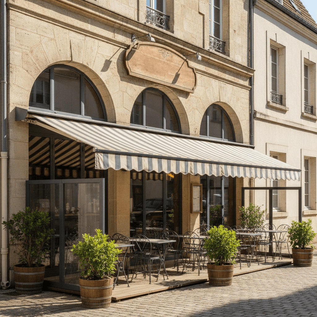 Restaurant 160m² à La Roche-Sur-Yon : terrasse - extraction - Image 1
