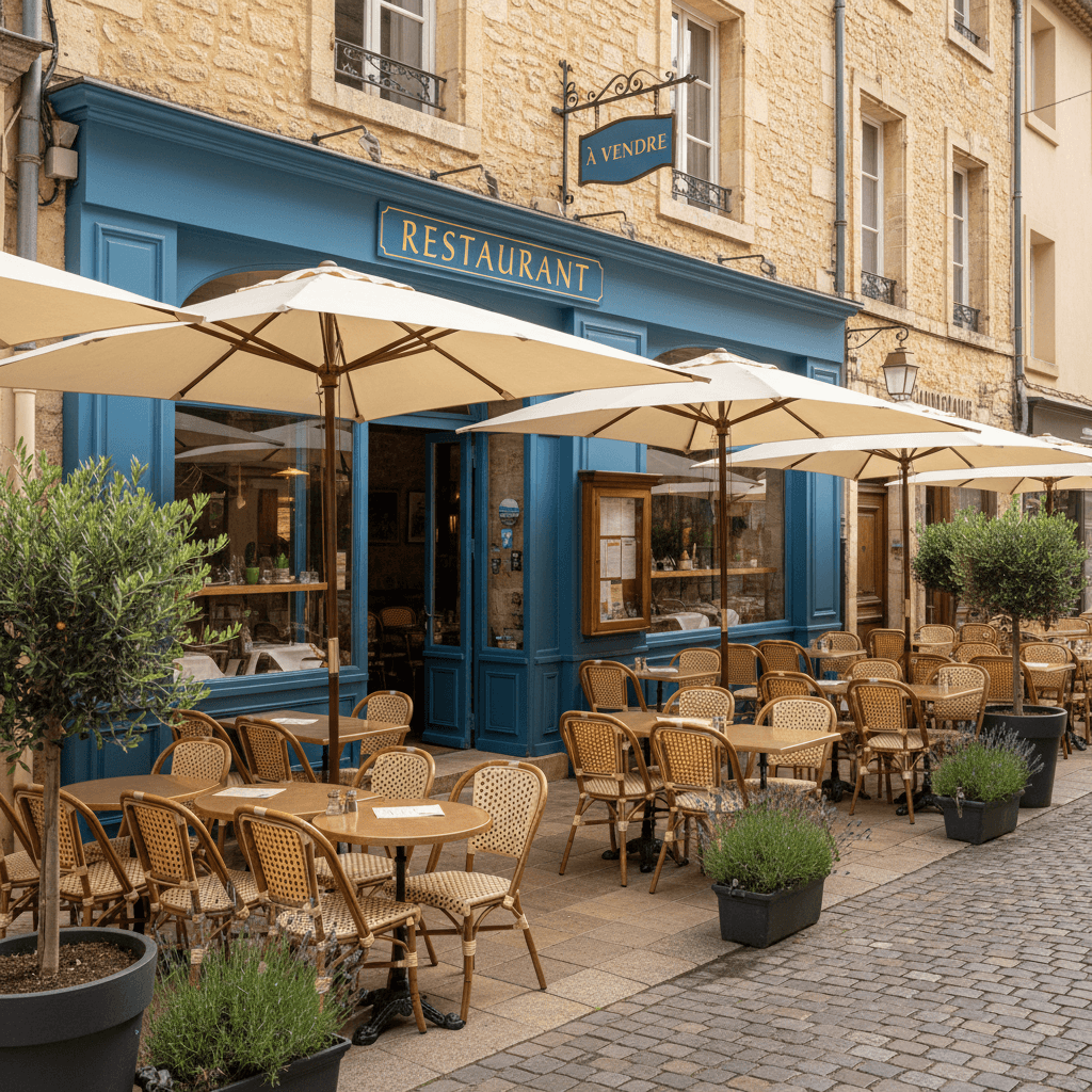 Restaurant 80m² à Taillades : terrasse - licence IV - Image 1