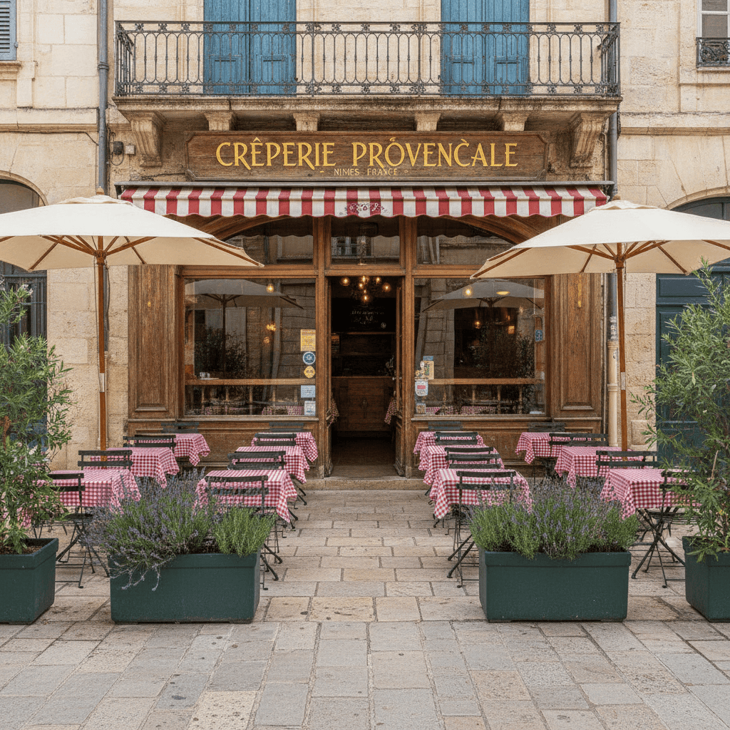 Restaurant 45m² à Nîmes : terrasse