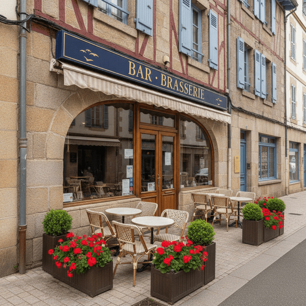 Bar-brasserie 120m² à Saint-Jean-De-Luz : terrasse - licence IV