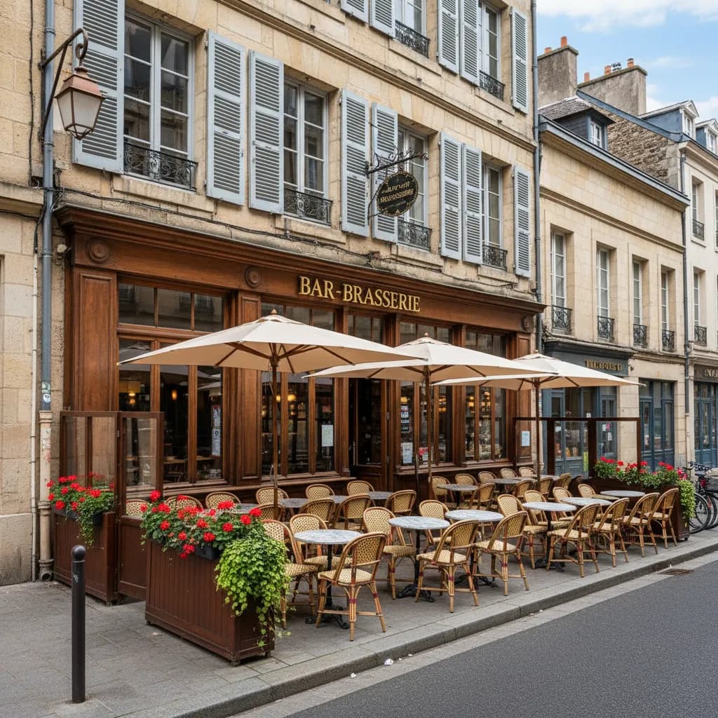 Bar-brasserie à Nantes : terrasse - licence IV - Image 1