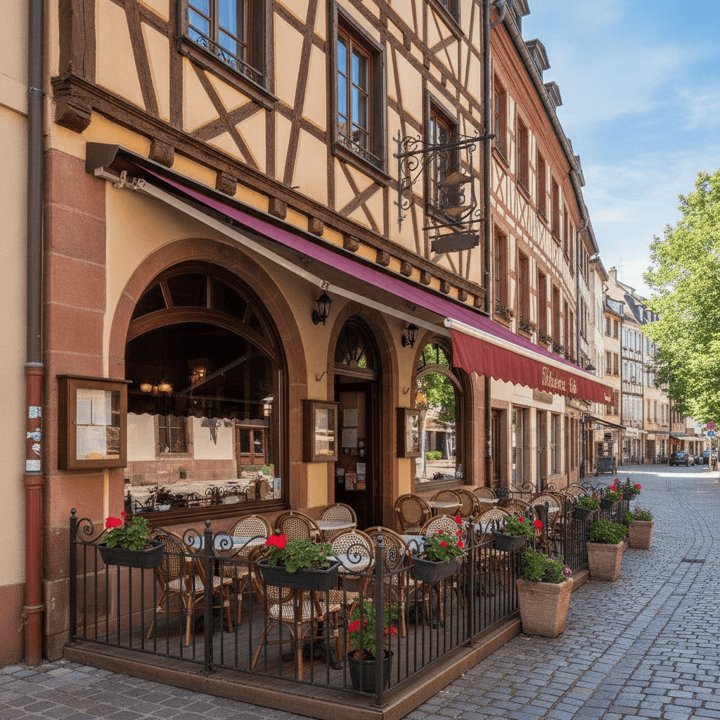 Restaurant 160m² à Strasbourg : terrasse - licence IV