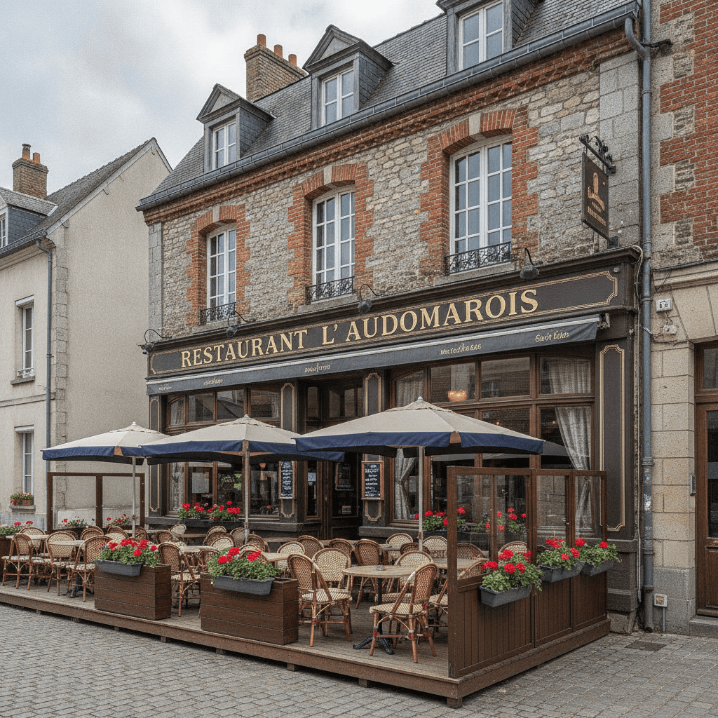 Restaurant 300m² à Saint-Omer : terrasse - licence IV