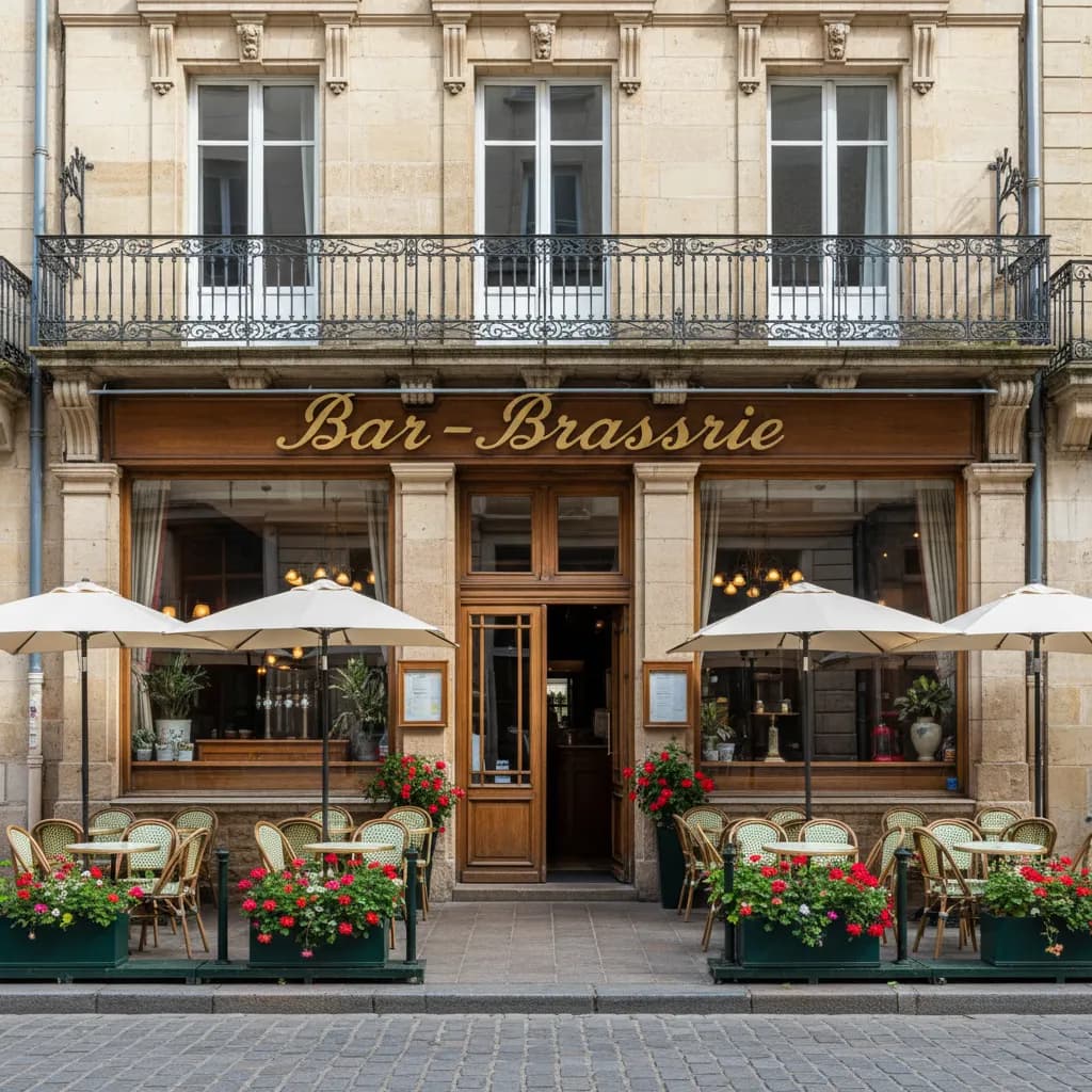 Bar-brasserie à Nantes : terrasse - Image 1