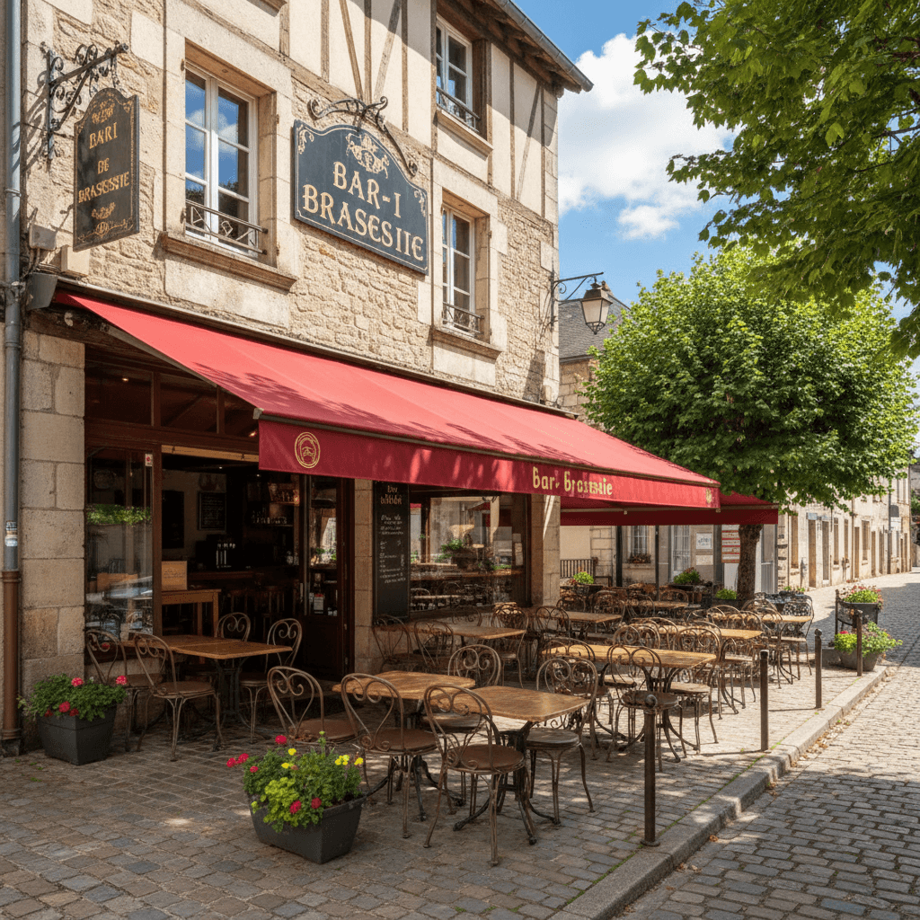Bar-brasserie 150m² à Lacaune : terrasse - licence IV - Image 1