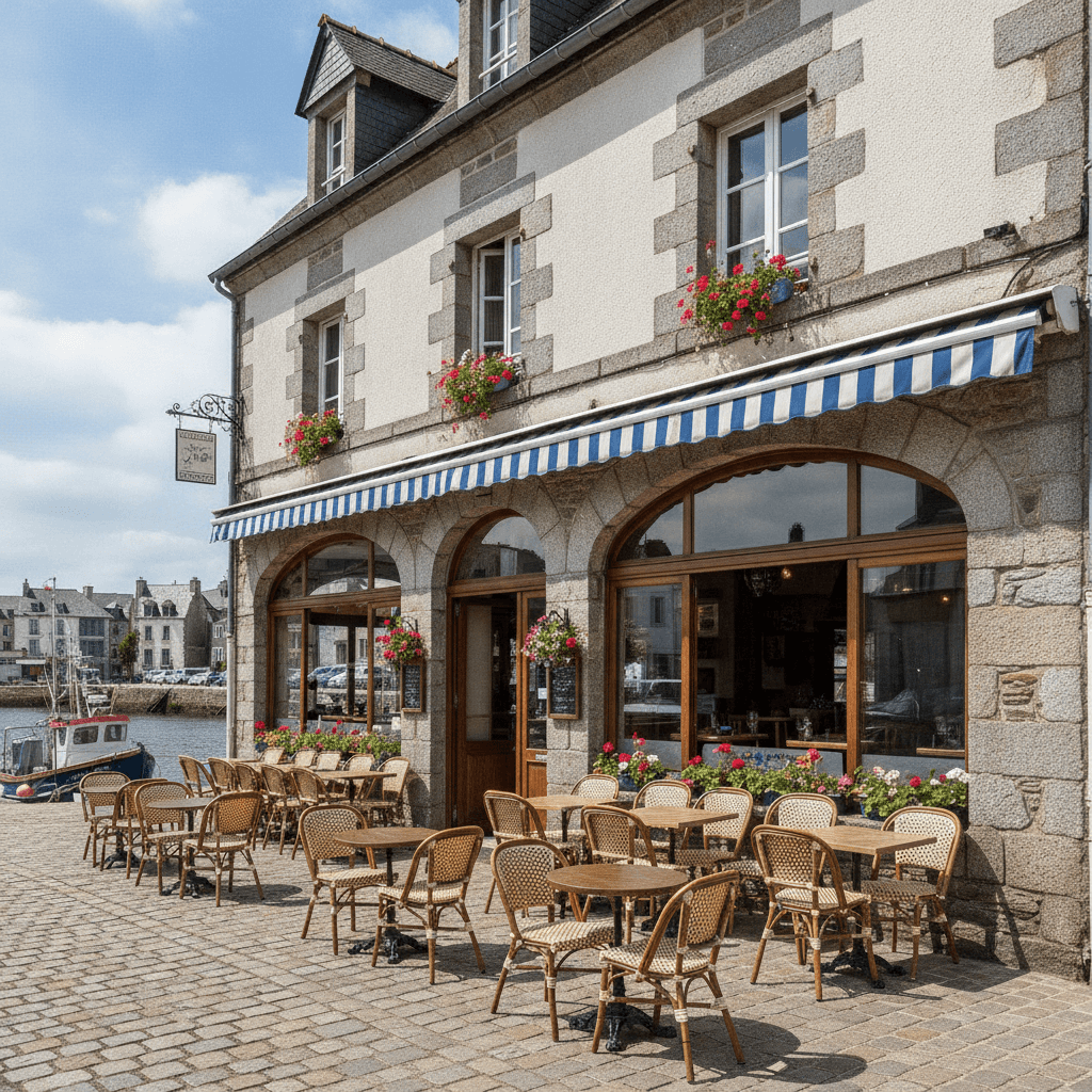 Restaurant à Quimper : terrasse - licence IV