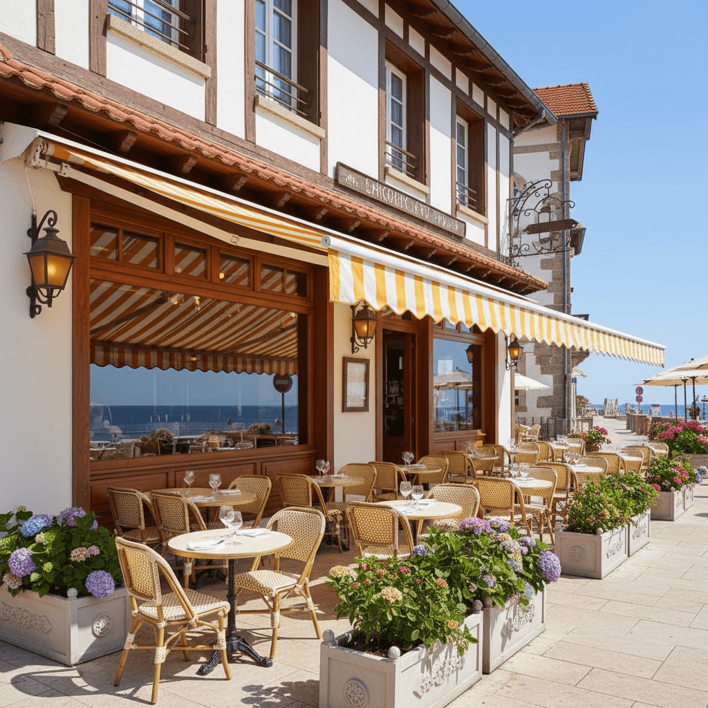 Restaurant 250m² à Biarritz : terrasse - licence IV