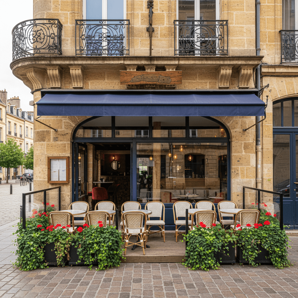 Restaurant 75m² à Bordeaux : terrasse - licence IV - Image 1