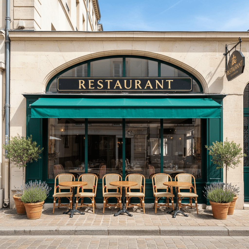 Restaurant 90m² à Le Havre : terrasse - licence IV