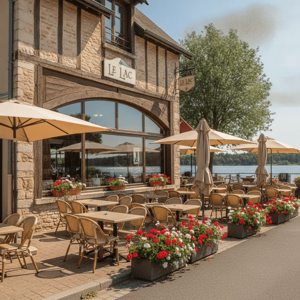 Bar-brasserie à Mesnil-Saint-Père : terrasse